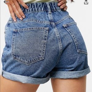 High Rise Elasticated Mom Short ASOS